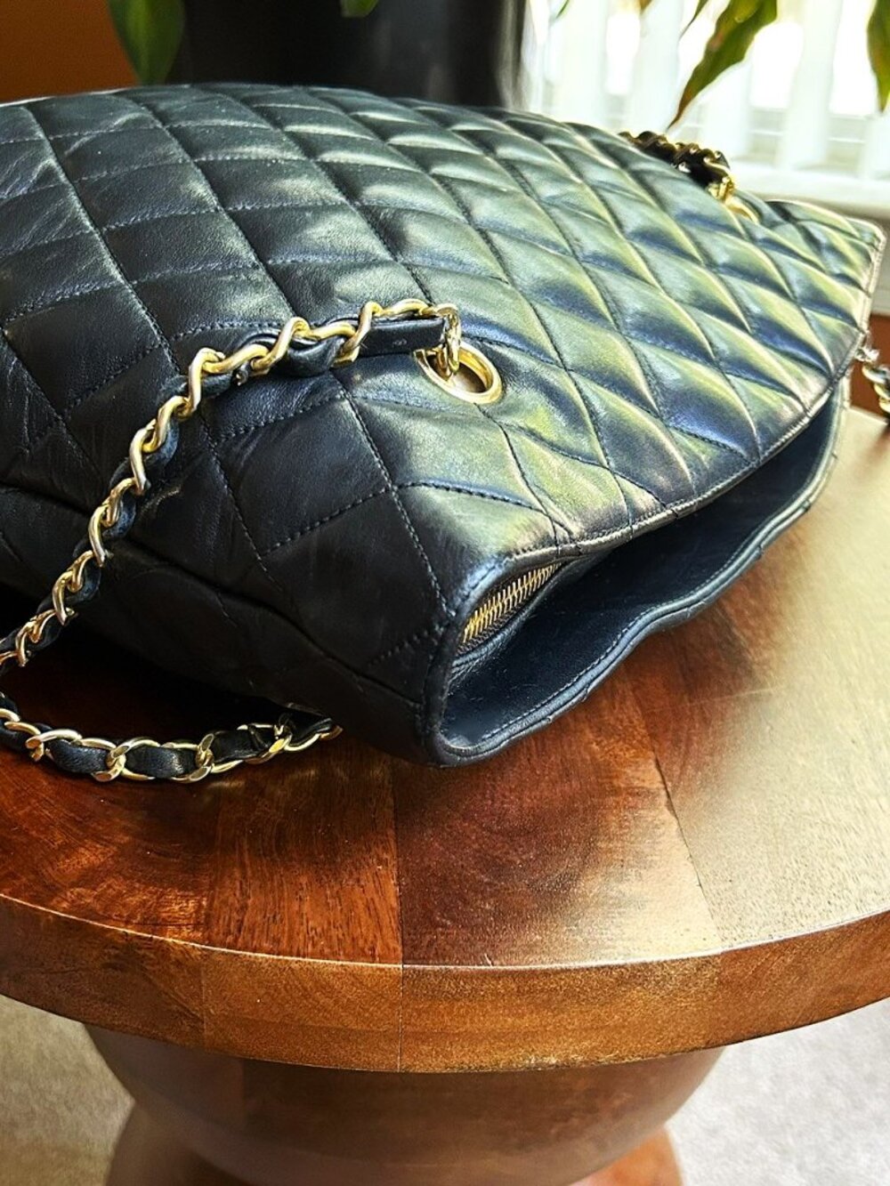 CHANEL Quilted Lambskin Shoulder Bag, Black - Picture 16 of 16
